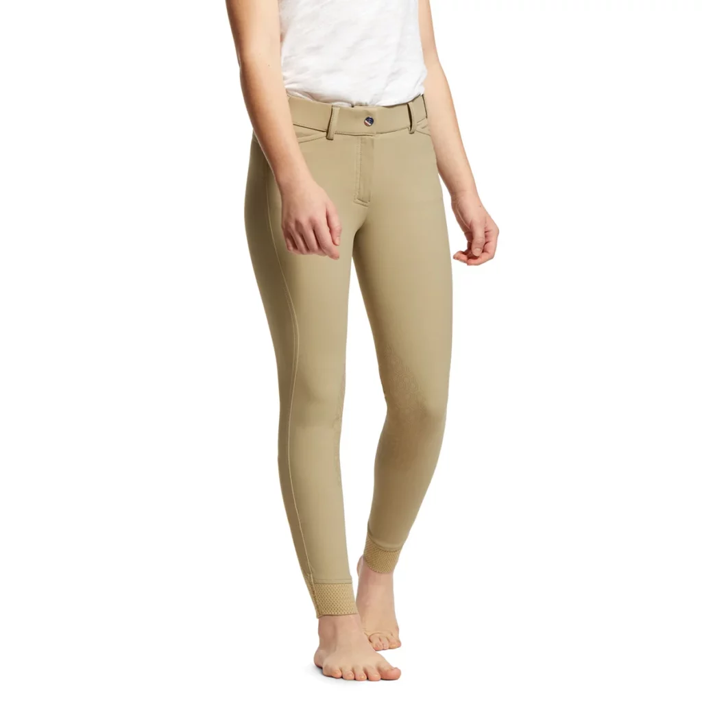 Ariat Youth Tri Factor EQ Grip Knee Patch Breech for hunter and equitation riders