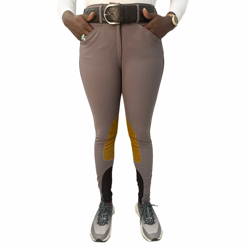 Tailored Sportsman Ladies TechLight Low Rise Clarino Knee Patch Breeches