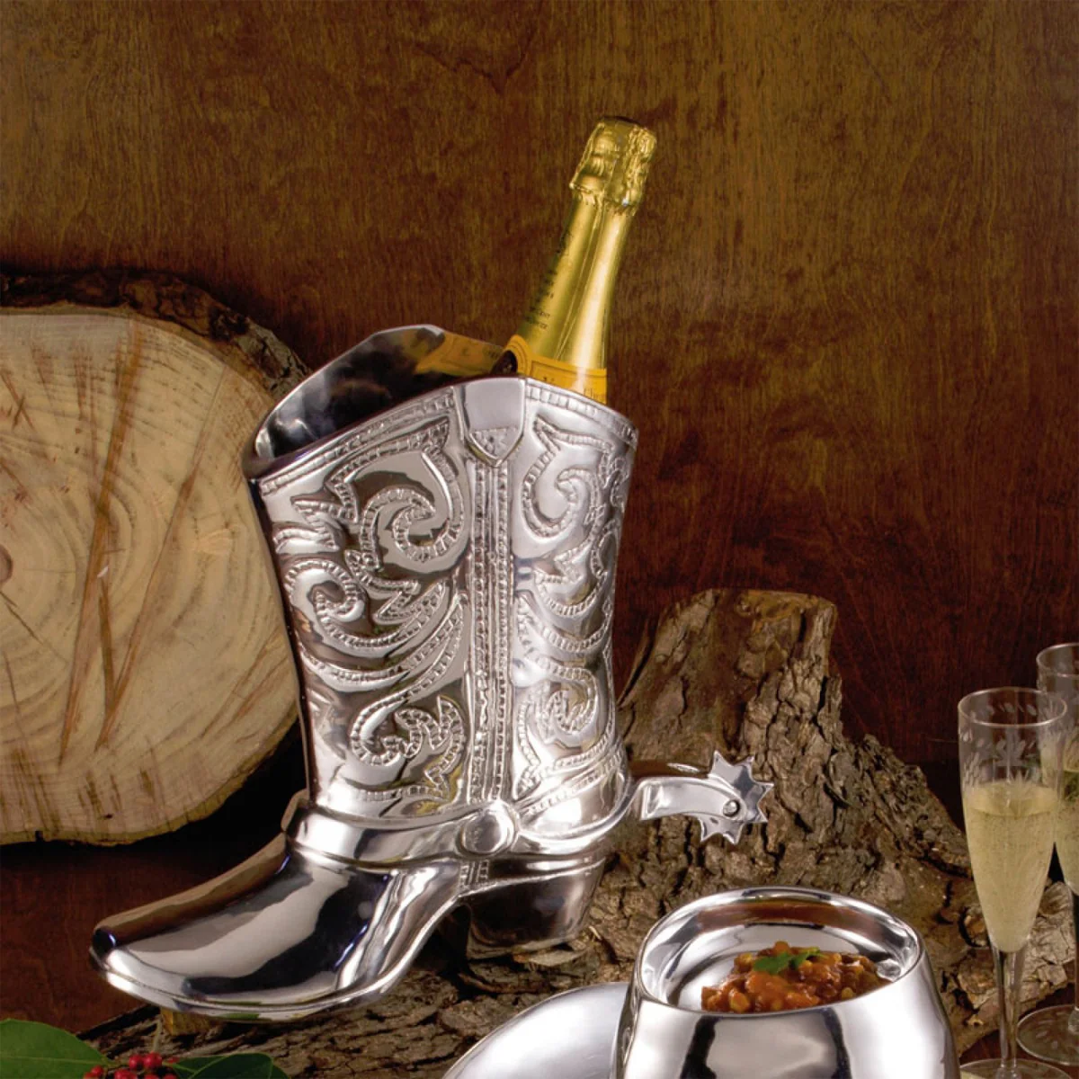 Beatriz Ball Cowboy Boot Wine Bucket