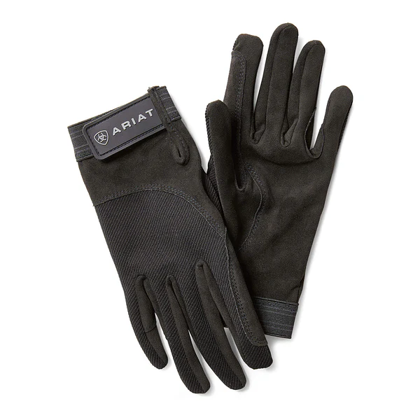 Black riding gloves