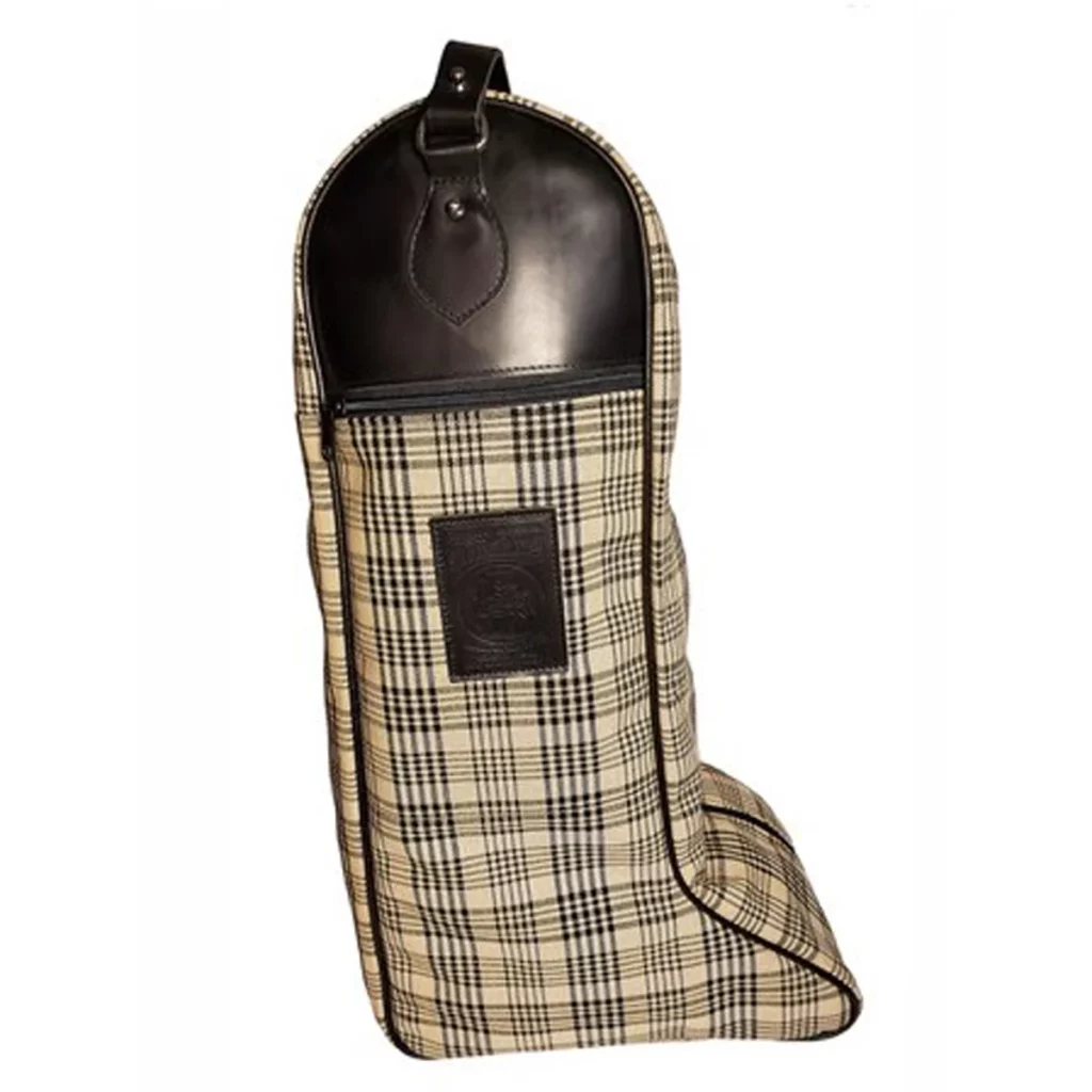 Plaid 5/A Baker Riding Boot Bag