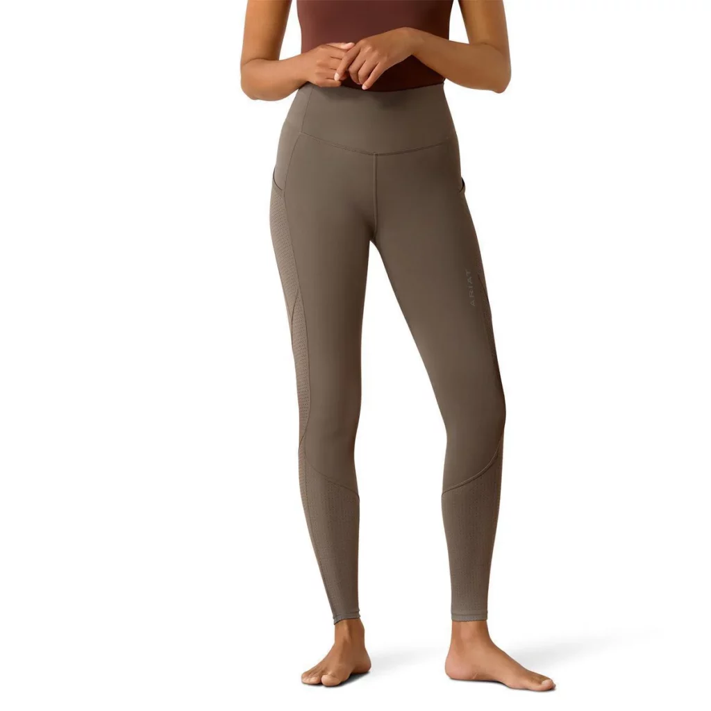 Ariat Women's Breathe Eos Half Grip Tight in Plum Grey