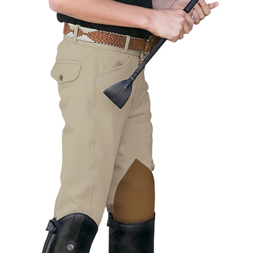 Ovation Boy's EuroWeave 4-Pocket Knee Grip Breeches