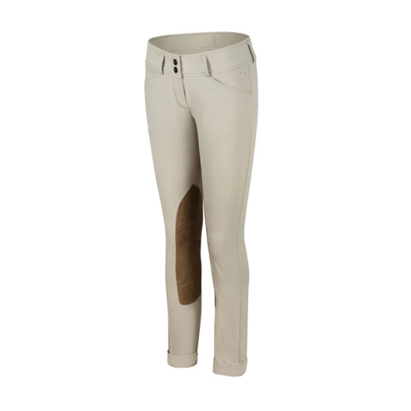 RJ Classics Girls' Collette Grey Label Knee Patch Jodhpurs