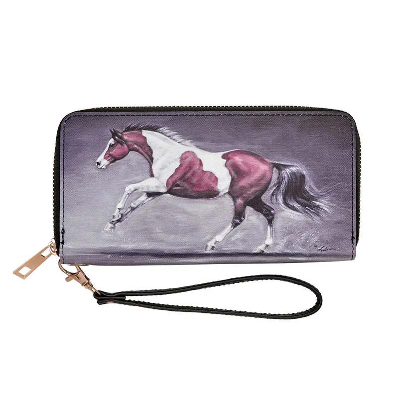 Horse clutch wallet