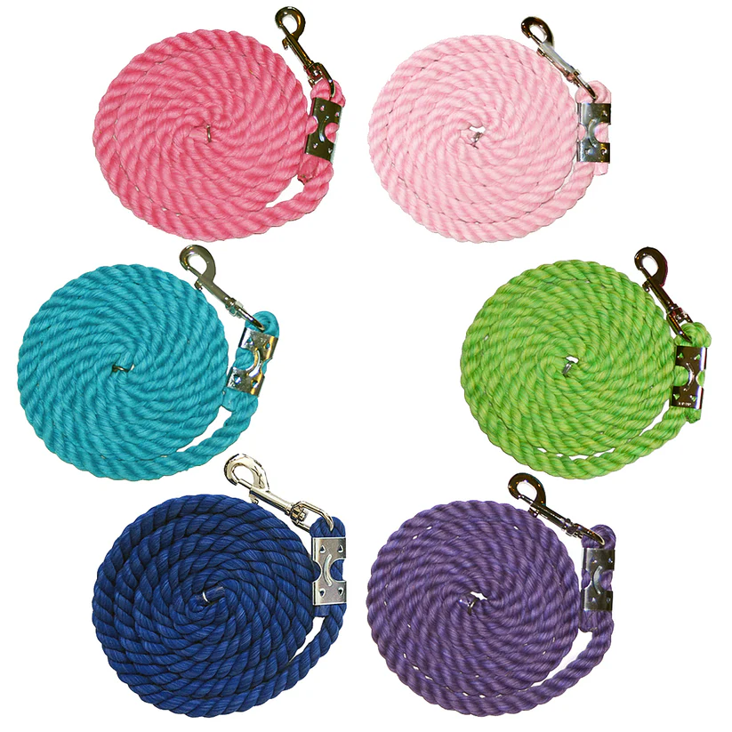Perri's Solid Color Cotton Lead Rope